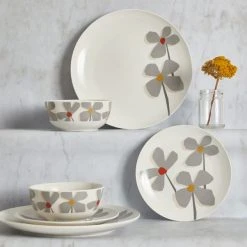 Dunelm Lena 12 Piece Dinner Set