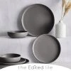 The Edited Life Urban Charcoal 12 Piece Dinner Set -Dunelm Sales Store 30718087