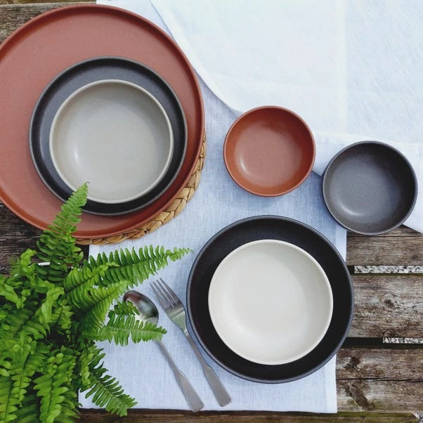 The Edited Life Urban Charcoal 12 Piece Dinner Set 4 The Edited Life Urban Charcoal 12 Piece Dinner Set - Image 2