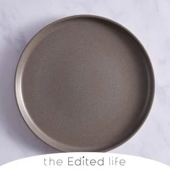 The Edited Life Urban Dinner Charcoal Plate