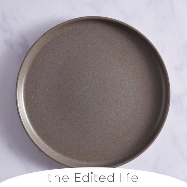 The Edited Life Urban Dinner Charcoal Plate 3 The Edited Life Urban Dinner Charcoal Plate