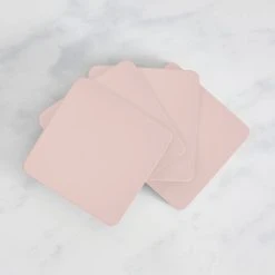 Dunelm Set Of 4 Painted Wooden Coasters