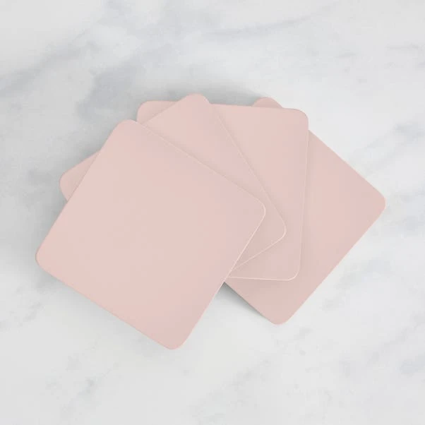 Dunelm Set Of 4 Painted Wooden Coasters 3 Dunelm Set Of 4 Painted Wooden Coasters