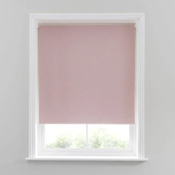 Dunelm Luna Blush Blackout Roller Blind 4 Dunelm Luna Blush Blackout Roller Blind - Image 2