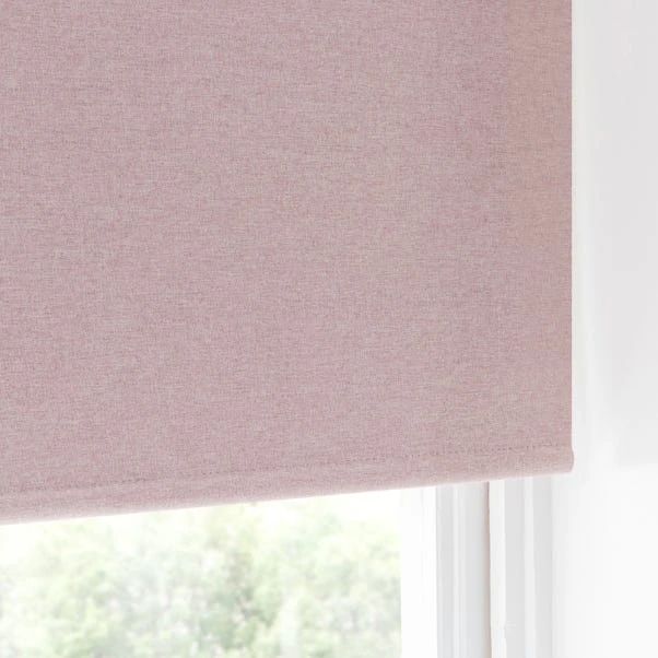 Dunelm Luna Blush Blackout Roller Blind 7 Dunelm Luna Blush Blackout Roller Blind - Image 5