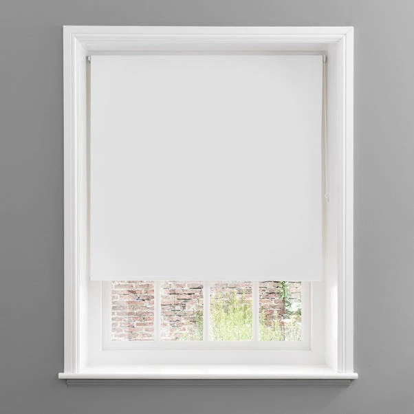 Dunelm Luna White Blackout Roller Blind 7 Dunelm Luna White Blackout Roller Blind - Image 5