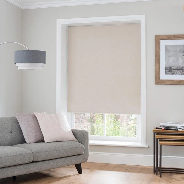 Dunelm Luna Natural Blackout Roller Blind 3 Dunelm Luna Natural Blackout Roller Blind