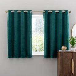 Dunelm Isla Ultra Blackout Emerald Eyelet Curtains 13 Dunelm Isla Ultra Blackout Emerald Eyelet Curtains -Dunelm Sales Store 30719632 alt05