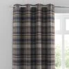 Luxury Collection Perth Navy Check Eyelet Curtains -Dunelm Sales Store 30719848