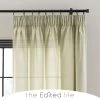The Edited Life Linen Look Fern Tab Top Pencil Pleat Curtains 2 The Edited Life Linen Look Fern Tab Top Pencil Pleat Curtains -Dunelm Sales Store 30720141