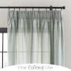 The Edited Life Linen Look Seafoam Tab Top Pencil Pleat Curtains 2 The Edited Life Linen Look Seafoam Tab Top Pencil Pleat Curtains -Dunelm Sales Store 30720154
