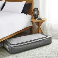 Dunelm Underbed Grey Storage Bag