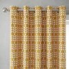 Elements Vete Ochre Reversible Blackout Eyelet Curtains -Dunelm Sales Store 30726741