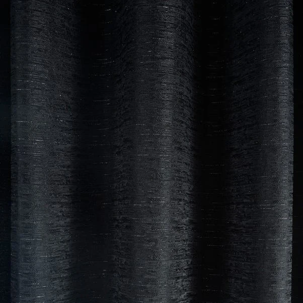 Dunelm Molly Black Eyelet Curtains 5 Dunelm Molly Black Eyelet Curtains - Image 3