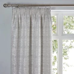 Dunelm Molly White Pencil Pleat Curtains