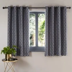 Dunelm Symmetry Navy Eyelet Curtains 11 Dunelm Symmetry Navy Eyelet Curtains -Dunelm Sales Store 30727025 alt05