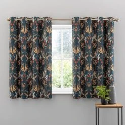Dunelm Havisham Bottle Green Eyelet Curtains -Dunelm Sales Store 30729173 alt05