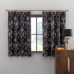 Dunelm Havisham Navy Pencil Pleat Curtains 12 Dunelm Havisham Navy Pencil Pleat Curtains -Dunelm Sales Store 30729251 alt05
