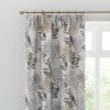 Luxury Collection Leaf Jacquard Grey Pencil Pleat Curtains 2 Luxury Collection Leaf Jacquard Grey Pencil Pleat Curtains -Dunelm Sales Store 30729264