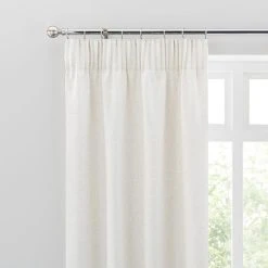 Dunelm Sydney Ecru Pencil Pleat Curtains