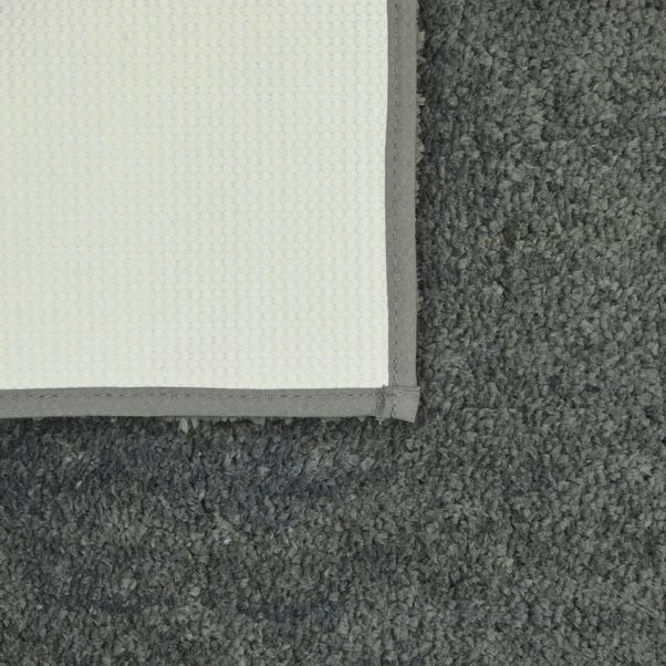 Dunelm Ultimate Dark Grey 100% Recycled Polyester Anti Bacterial Bath Mat 5 Dunelm Ultimate Dark Grey 100% Recycled Polyester Anti Bacterial Bath Mat - Image 3