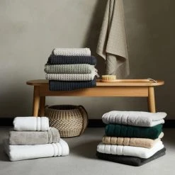 Dunelm Graphite Waffle 100% Cotton Towel 7 Dunelm Graphite Waffle 100% Cotton Towel -Dunelm Sales Store 30729429 alt08