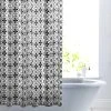 Dunelm Geo Tile Black Shower Curtain 1 Dunelm Geo Tile Black Shower Curtain -Dunelm Sales Store 30729437