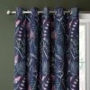Dorma Winter Garden Navy Blackout Eyelet Curtains 1 Dorma Winter Garden Navy Blackout Eyelet Curtains -Dunelm Sales Store 30729454