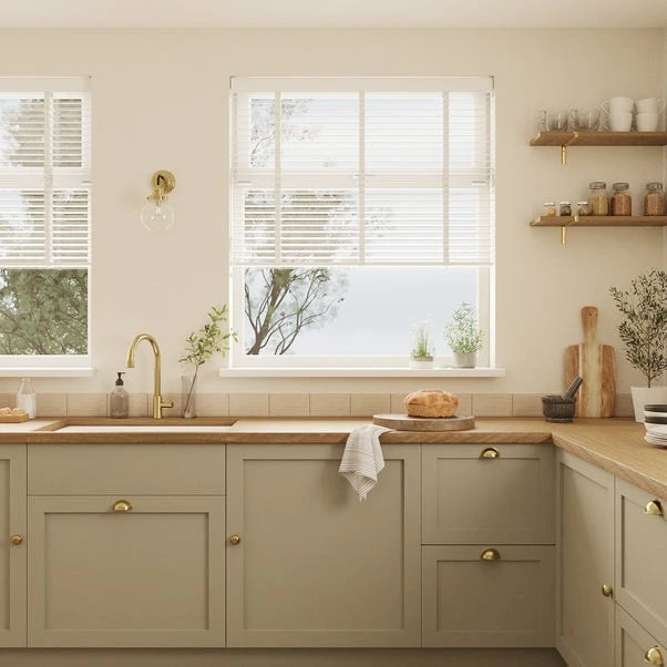 Dunelm White 63mm Hardwood Shutter Effect Venetian Blind 3 Dunelm White 63mm Hardwood Shutter Effect Venetian Blind