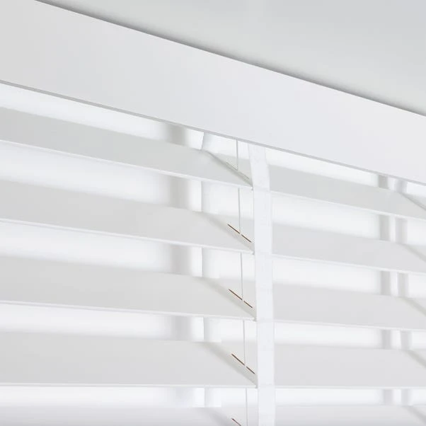 Dunelm White 63mm Hardwood Shutter Effect Venetian Blind 8 Dunelm White 63mm Hardwood Shutter Effect Venetian Blind - Image 6