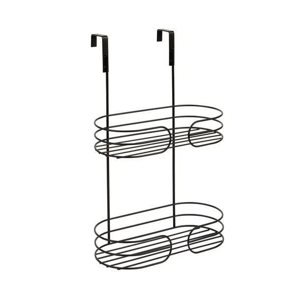 Dunelm Bathroom Basics Two Tier Over Door Caddy 4 Dunelm Bathroom Basics Two Tier Over Door Caddy - Image 2