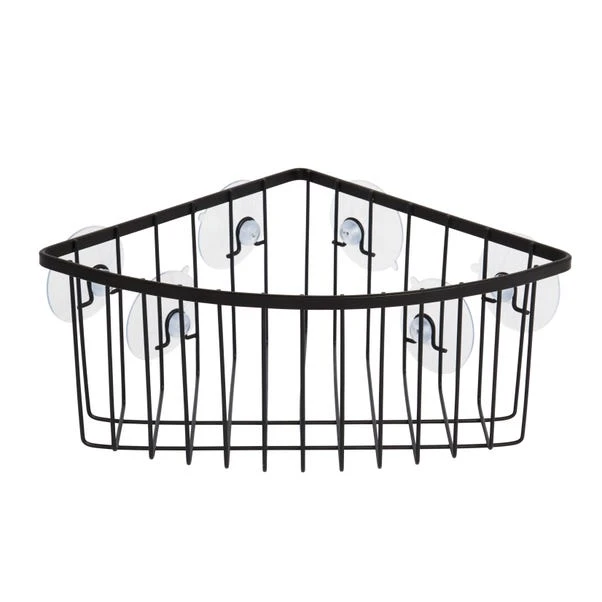 Dunelm Aquarack Black Deep Corner Basket 4 Dunelm Aquarack Black Deep Corner Basket - Image 2
