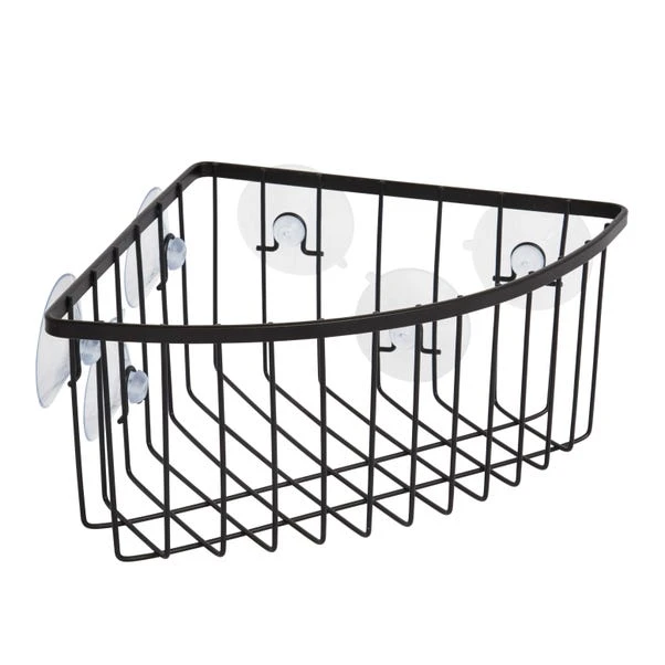 Dunelm Aquarack Black Deep Corner Basket 5 Dunelm Aquarack Black Deep Corner Basket - Image 3