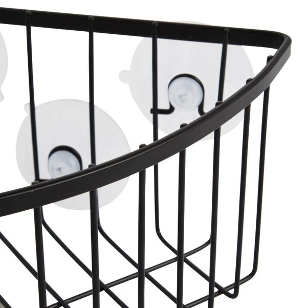 Dunelm Aquarack Black Deep Corner Basket 6 Dunelm Aquarack Black Deep Corner Basket - Image 4