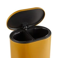 Elements Ochre Recycling Bin 10 Elements Ochre Recycling Bin -Dunelm Sales Store 30730705 alt03
