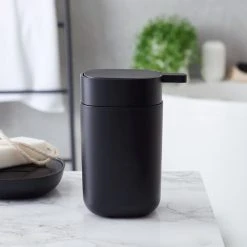 Dunelm Black 400ml Anti Bacterial Lotion Dispenser