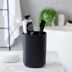Dunelm Black Anti Bacterial Tumbler