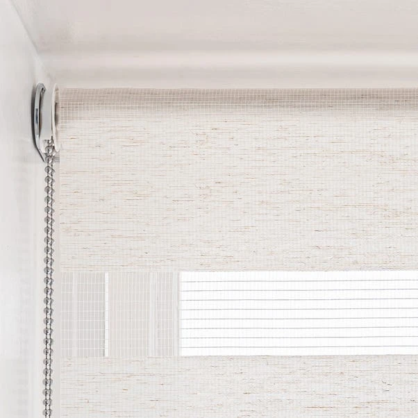 Dunelm Linen Mix Natural Day And Night Roller Blind 8 Dunelm Linen Mix Natural Day And Night Roller Blind - Image 6
