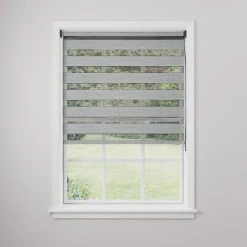 Dunelm Stria Day And Night Grey Roller Blind 10 Dunelm Stria Day And Night Grey Roller Blind -Dunelm Sales Store 30731846 alt02