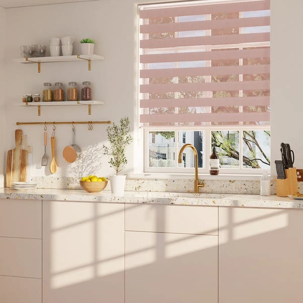 Dunelm Day And Night Blush Daylight Roller Blind 3 Dunelm Day And Night Blush Daylight Roller Blind
