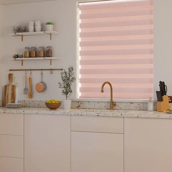 Dunelm Day And Night Blush Daylight Roller Blind 4 Dunelm Day And Night Blush Daylight Roller Blind - Image 2