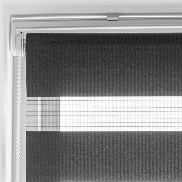 Dunelm Day And Night Black Daylight Roller Blind 7 Dunelm Day And Night Black Daylight Roller Blind - Image 5