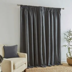 Dunelm Wynter Charcoal Thermal Pencil Pleat Curtains 11 Dunelm Wynter Charcoal Thermal Pencil Pleat Curtains -Dunelm Sales Store 30732976 alt04