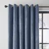 Dunelm Recycled Velour Folkstone Blue Eyelet Curtains 2 Dunelm Recycled Velour Folkstone Blue Eyelet Curtains -Dunelm Sales Store 30733056