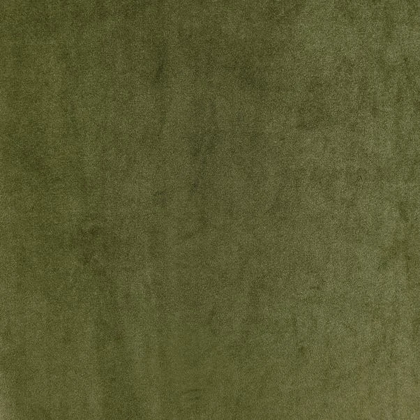 Dunelm Recycled Velour Olive Eyelet Curtains 5 Dunelm Recycled Velour Olive Eyelet Curtains - Image 3