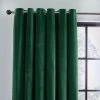 Dunelm Recycled Velour Bottle Green Eyelet Curtains 1 Dunelm Recycled Velour Bottle Green Eyelet Curtains -Dunelm Sales Store 30733096
