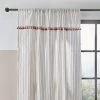 Dunelm Lana Tassel Butterscotch Slot Top Single Voile Panel -Dunelm Sales Store 30733321