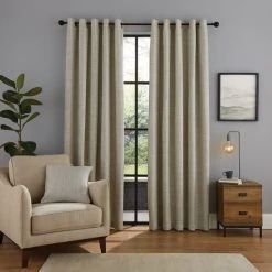 Dunelm Harper Grey Eyelet Curtains 9 Dunelm Harper Grey Eyelet Curtains -Dunelm Sales Store 30733355 alt01