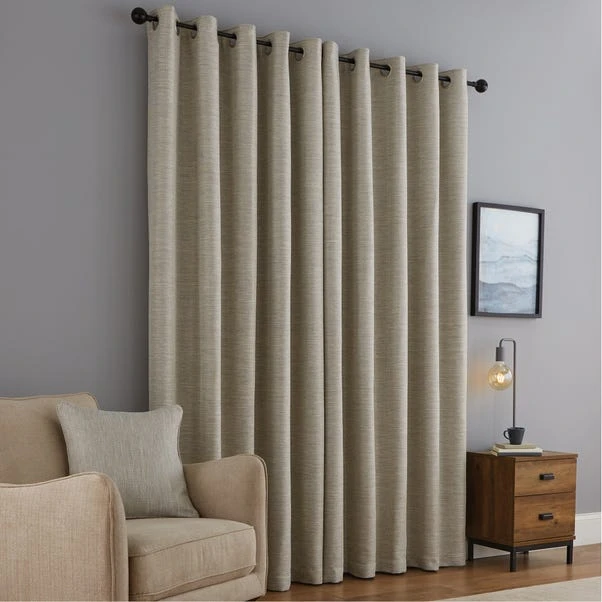 Dunelm Harper Grey Eyelet Curtains 6 Dunelm Harper Grey Eyelet Curtains - Image 4