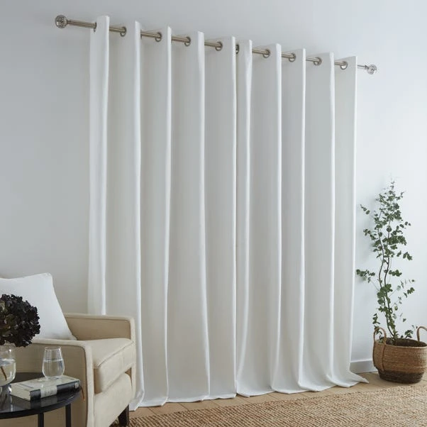 Dunelm Wynter White Thermal Eyelet Curtains 6 Dunelm Wynter White Thermal Eyelet Curtains - Image 4